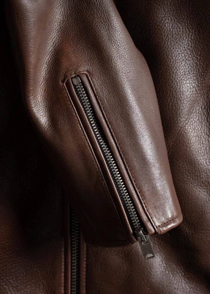 Bryce Cow Leather Jacket - Image 6