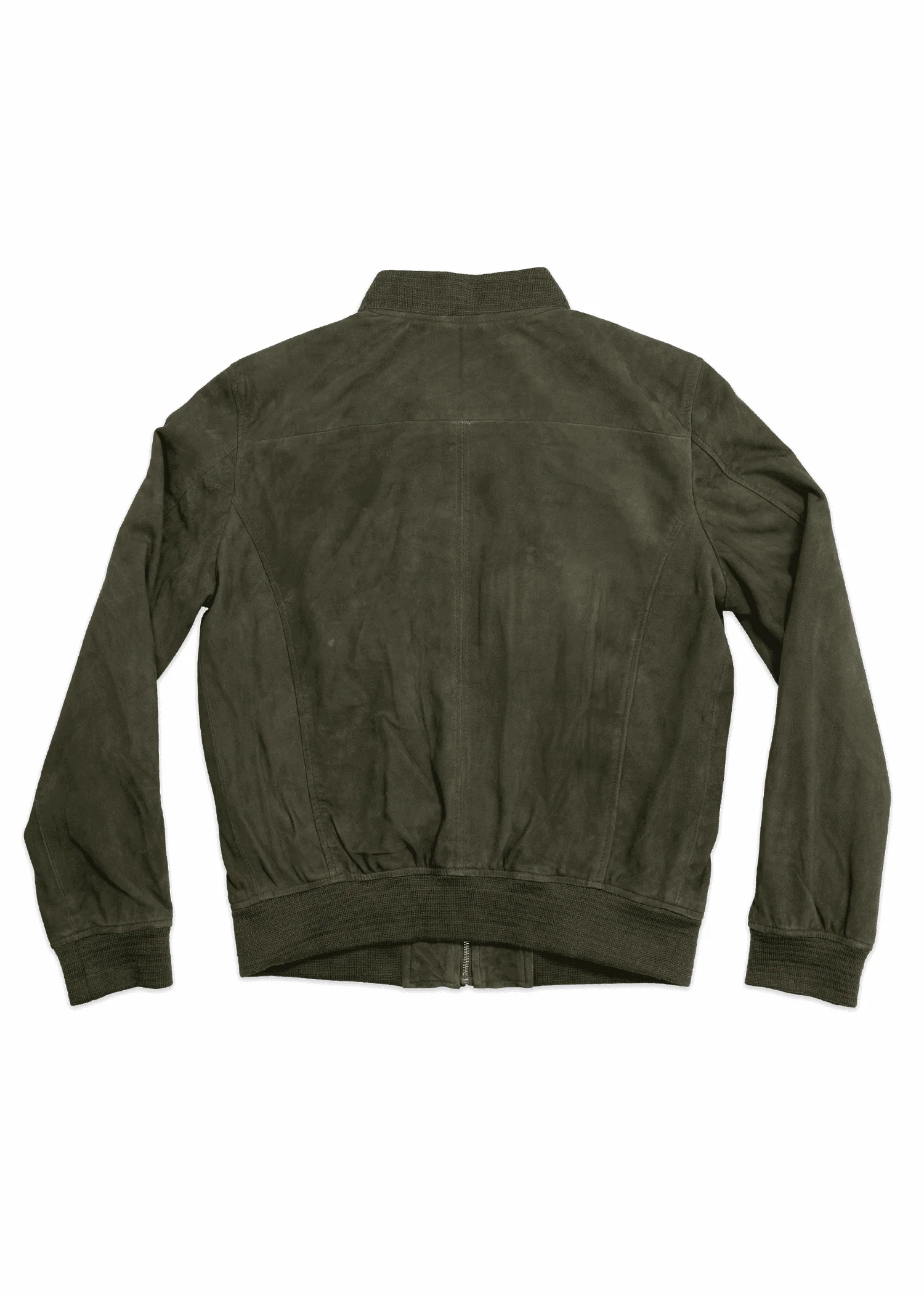 Goat Suede Bomber Jacket - Image 5