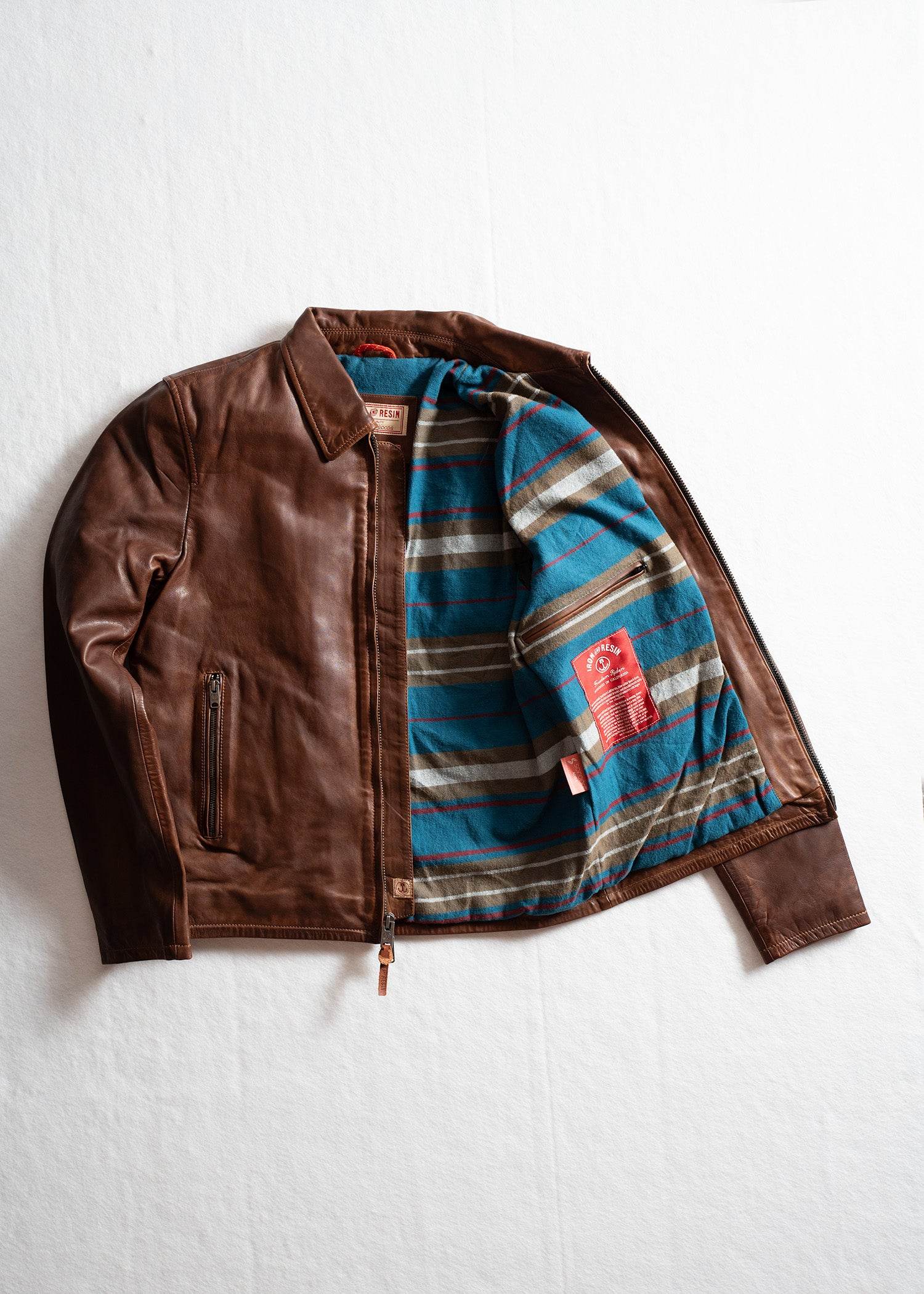 Gambler Cow Leather Jacket - Image 2